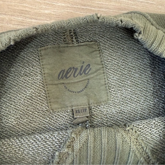 Aerie Green Oversized Crewneck Sweatshirt - Picture 13 of 13